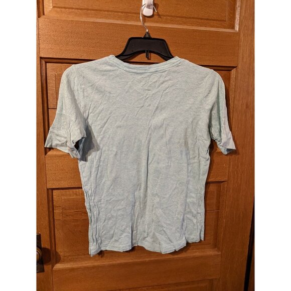 Sonoma Tee Size M T-Shirt Blue Green 1/2 Sleeve Womens - Picture 3 of 4